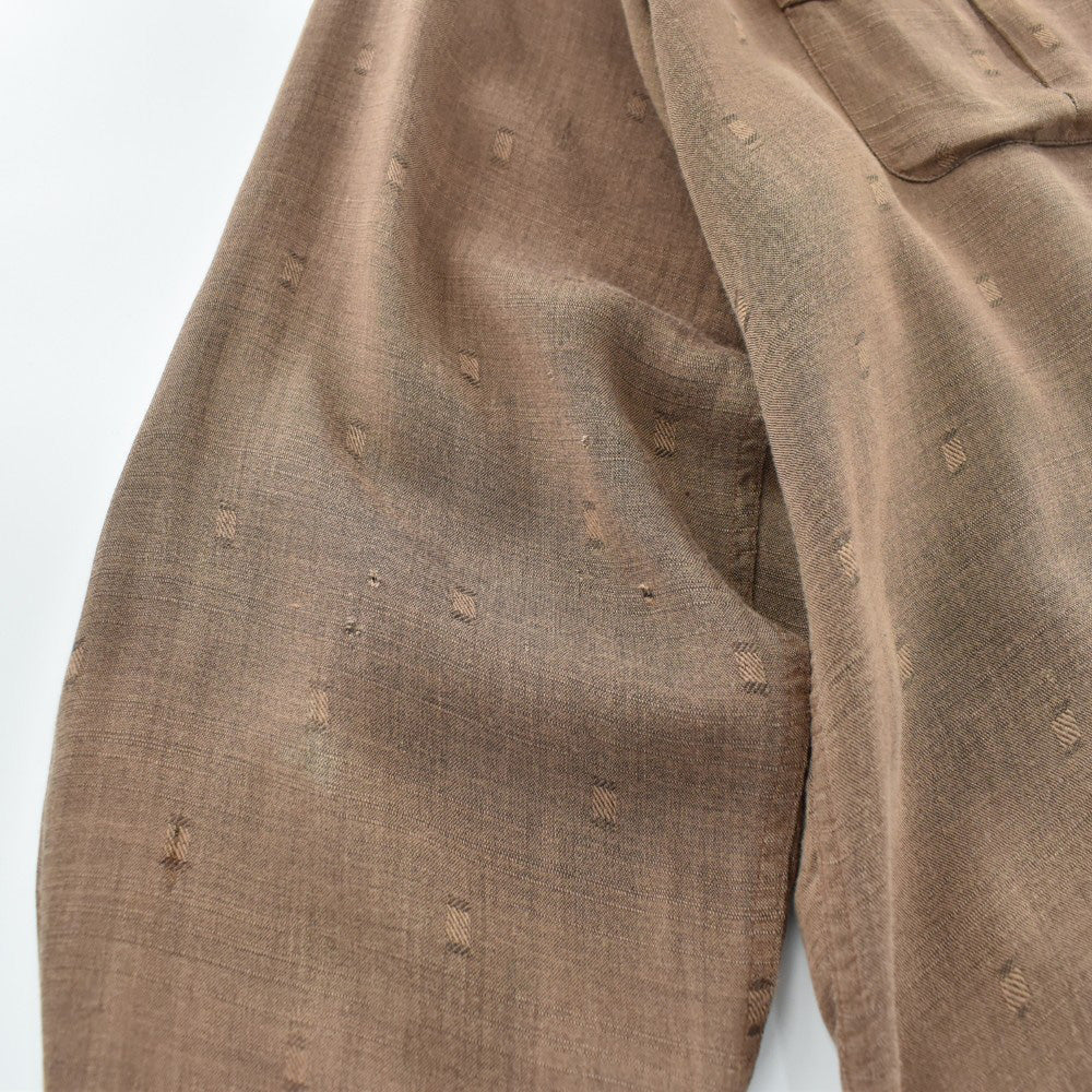 50's Rayon Gabardine ループ オープンカラーシャツ 260529H