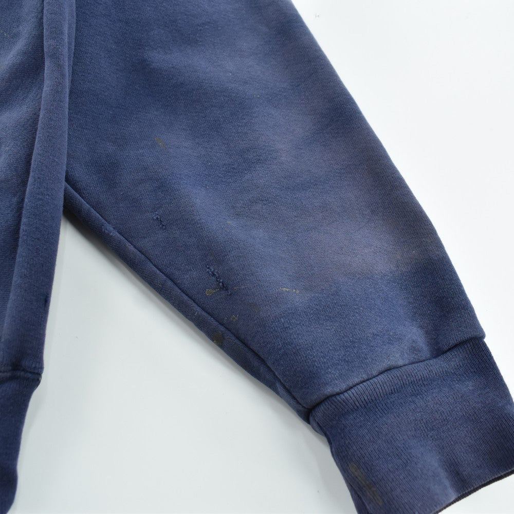 90's Carhartt 刺繍ロゴ ナス紺 スウェットパーカー 260828H