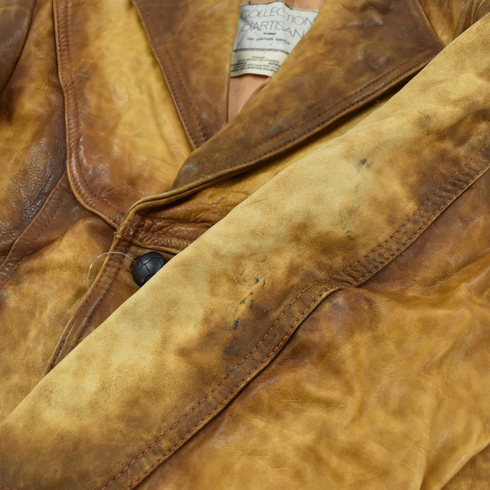 70's Collection D'Artisan ヒッピー レザージャケット 260123H