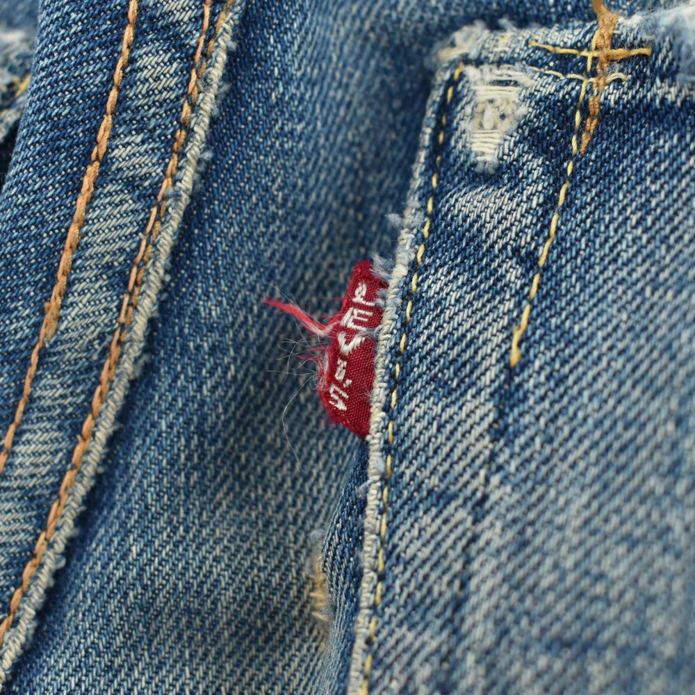 50's Levi's 501XX "47 MODEL" 片面 レザーパッチ デニムパンツ 260612H831