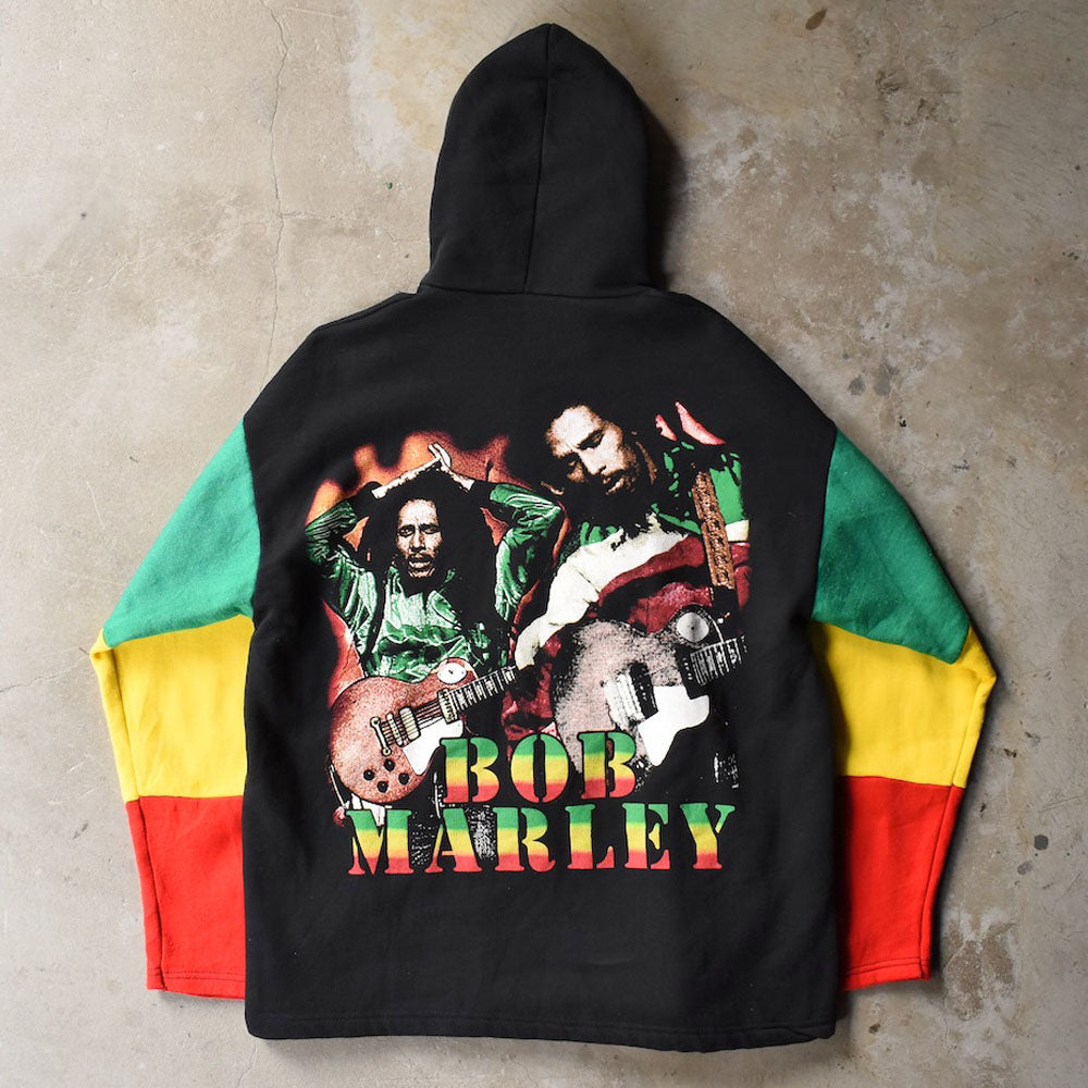 90’s Bob Marley ラスタカラー フルジップパーカー フーディ 251104H
