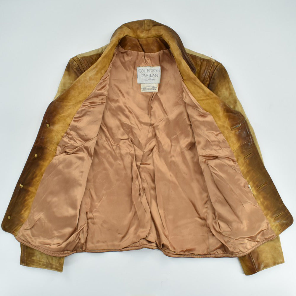 70's Collection D'Artisan ヒッピー レザージャケット 260123H