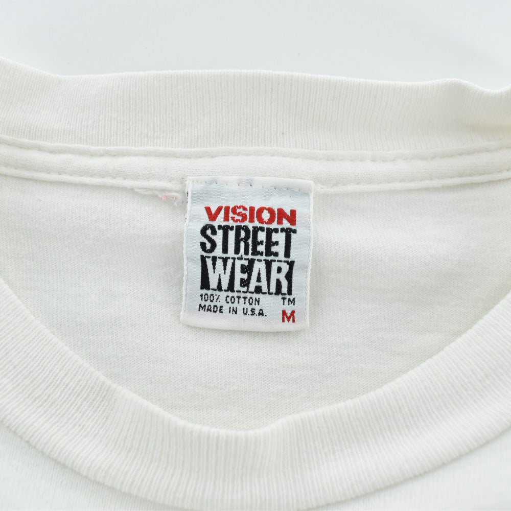 80's VISION STREET WEAR ボックスロゴ スケート ロンT USA製 260908H