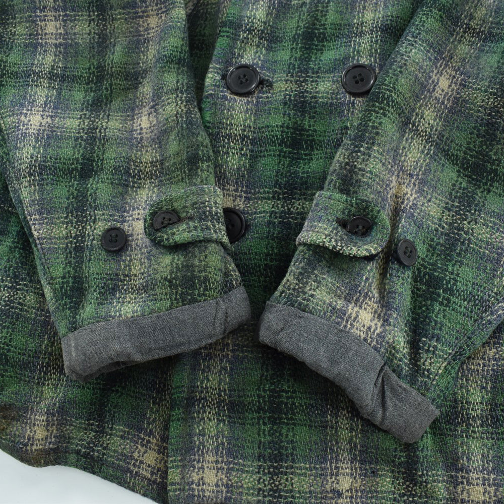 40's シャドーチェック ウール カーコート 260120H