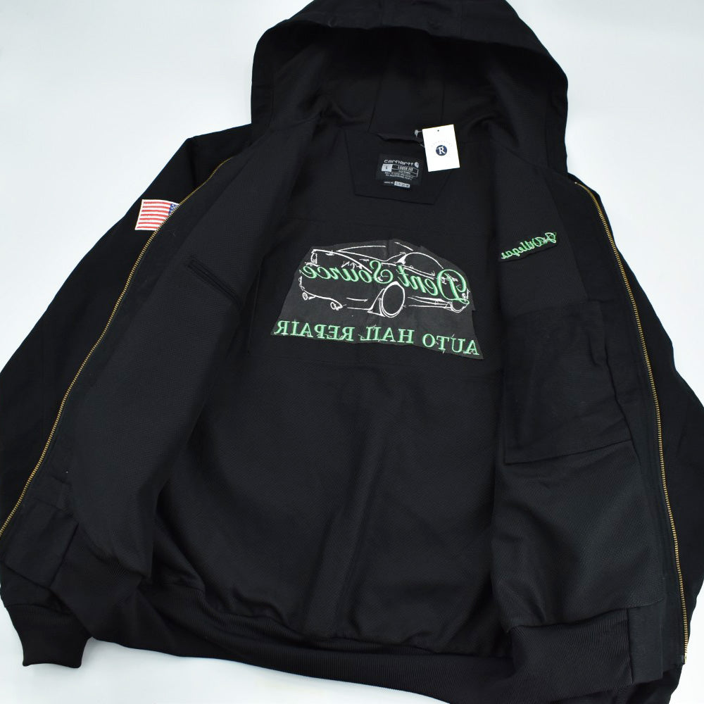Carhartt 刺繍カスタム アクティブジャケット 黒 260210H