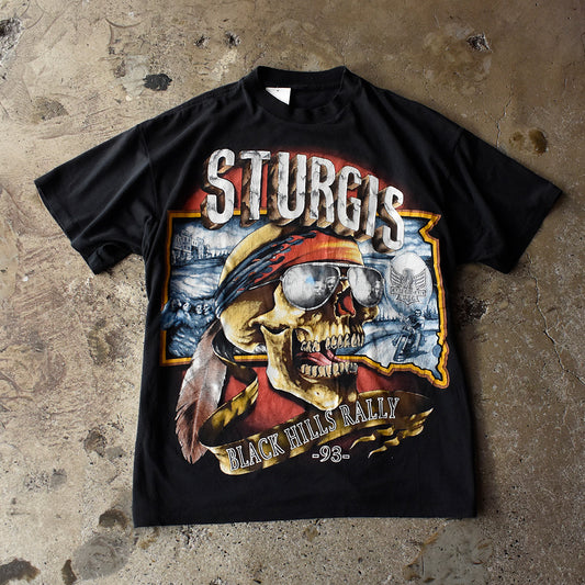 90's “Sturgis Black Hills Rally” スカル バイク Tシャツ 250823H