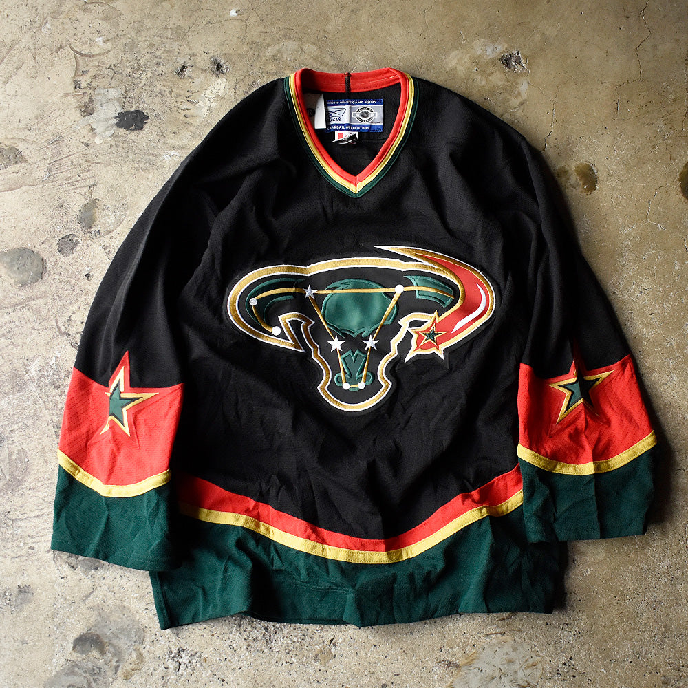 Y2K Reebok NHL “Dallas Stars” ホッケーシャツ 240320H