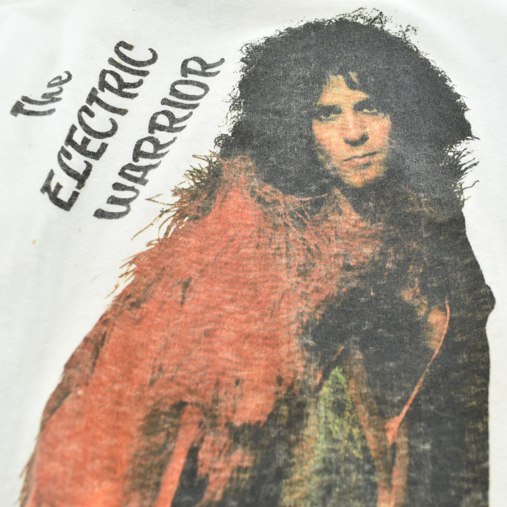 70's T. Rex "The Electric Warrior" Marc Bolan グラム ロックTシャツ 260828H