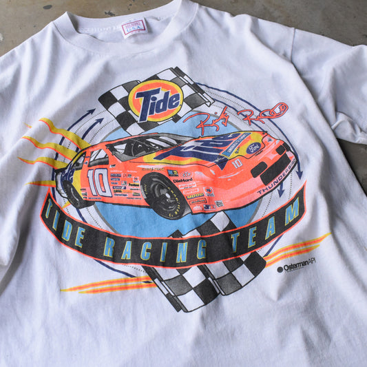 90's “Ricky Rudd #10” TIDE RACING TEAM レーシング Tシャツ USA製 250428
