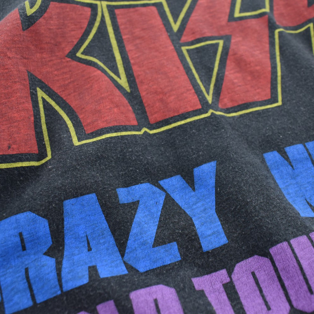 80's KISS "CRAZY NIGHTS" JAPAN TOUR ロックTシャツ 260526HFK2