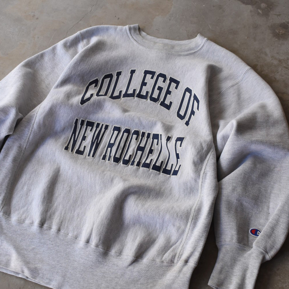 90’s Champion RW “COLLEGE OF NEW ROCHELLE” リバースウィーブ スウェット 251226H