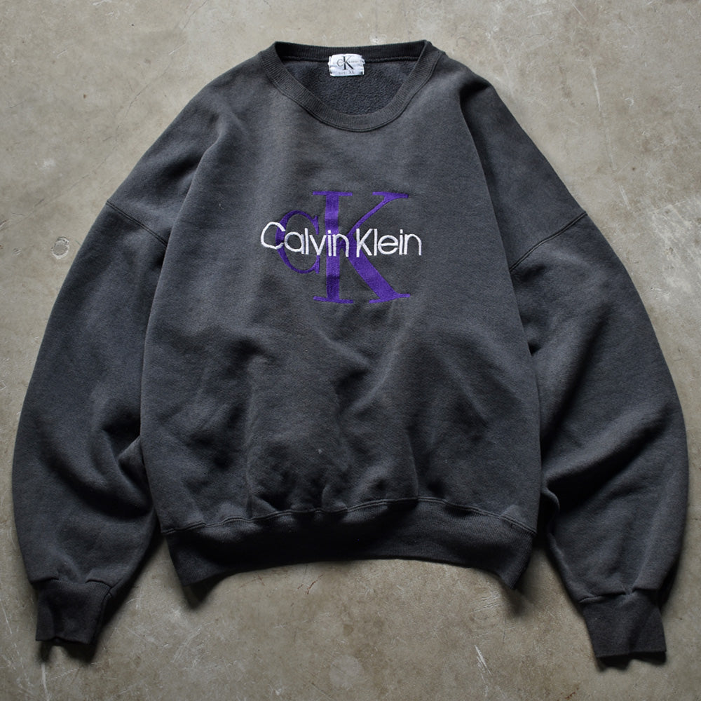 90’s ブートレグ Calvin Klein 刺繍ロゴ スウェット 231115