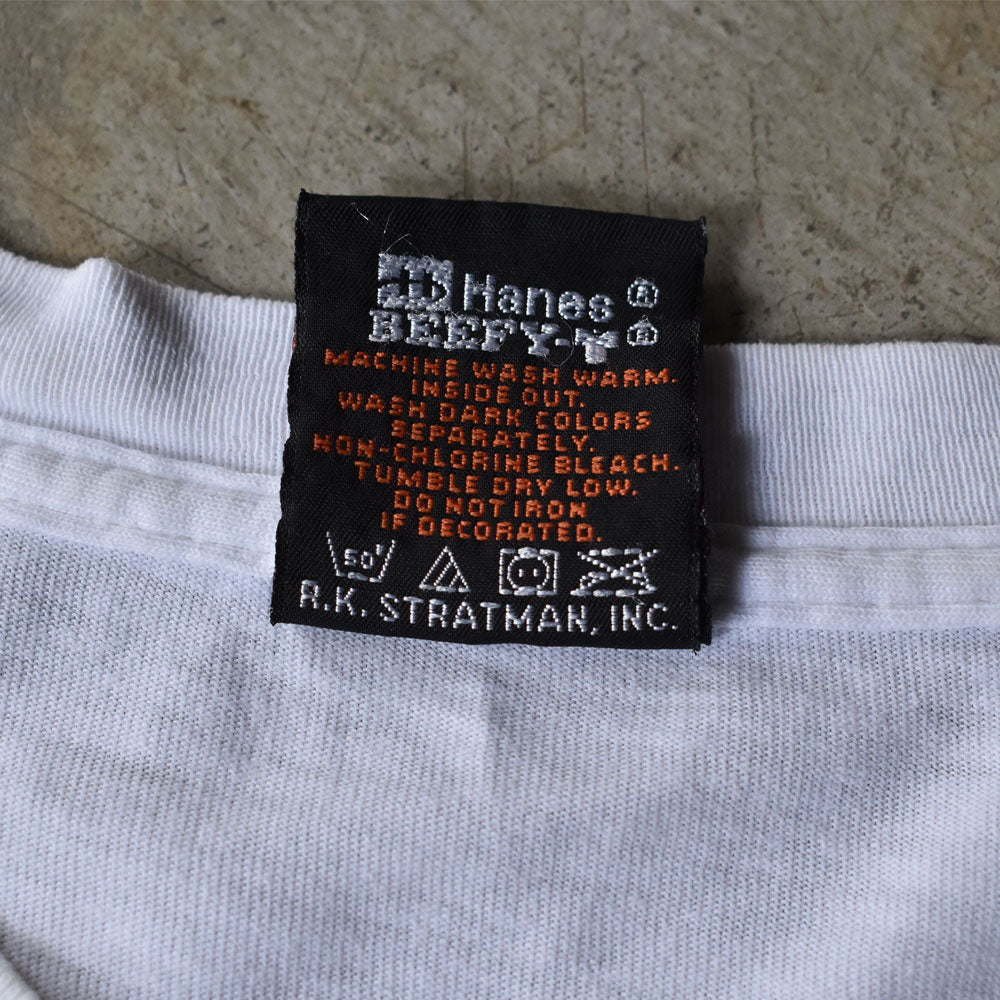Y2K Harley-Davidson “HELL ON WHEELS” ファイヤーパターン ロングスリーブ Tシャツ USA製 240520