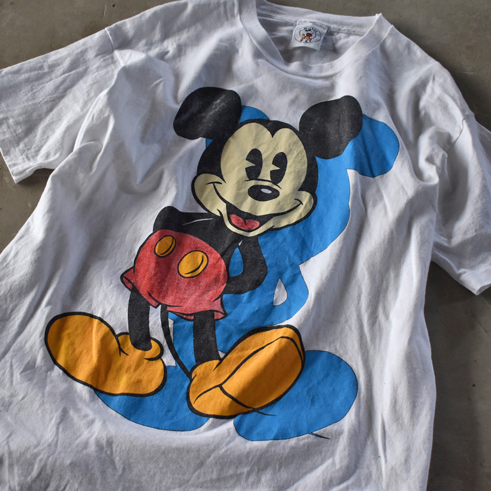 90's　Disney/ディズニー “Mickey” 大判プリント Tシャツ　230515