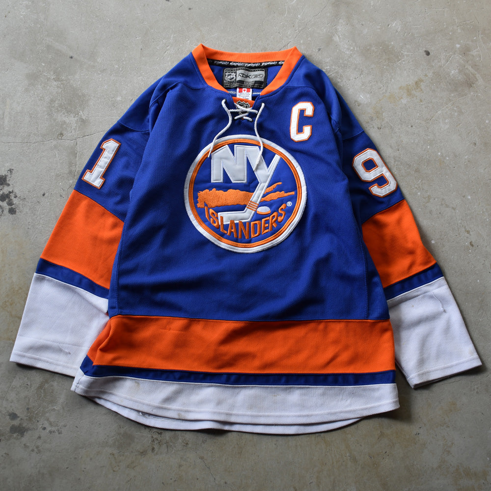 Y2K Reebok “NHL New York Islanders” アイスホッケー ゲームシャツ 231018