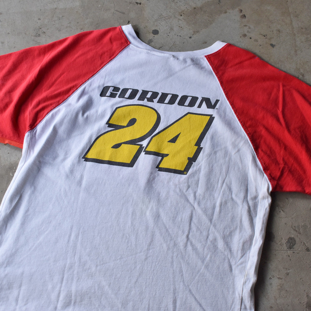 WINNERS CIRCLE NASCAR “Jeff Gordon/ジェフ・ゴードン #24” ファイヤーパターン！ レーシング Tシャツ　 230624