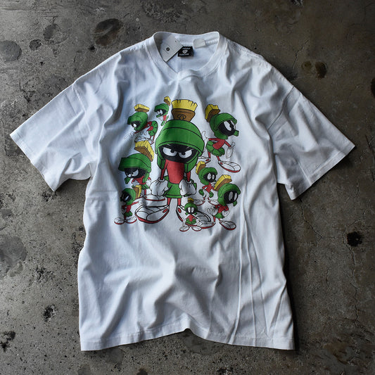 90's Looney Tunes "Marvin the Martian" 海外アニメ キャラ Tシャツ 230819H