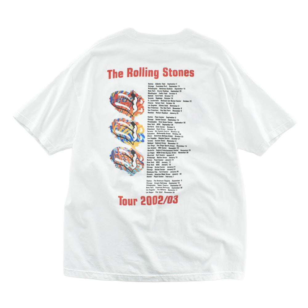 Y2K THE ROLLING STONES “Licks World Tour 2002/03” ロックTシャツ 260512H