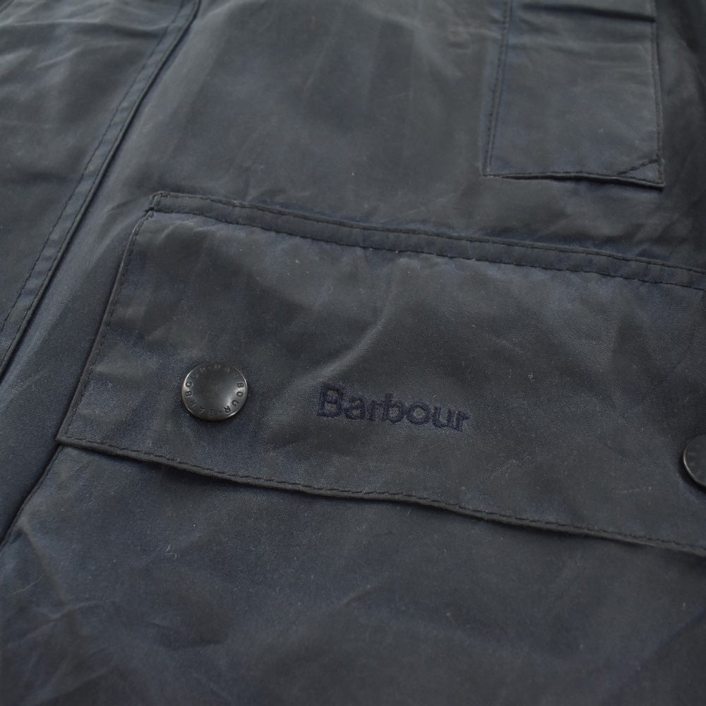 Barbour 3ワラント "BORDER" オイルドジャケット 紺 261016H