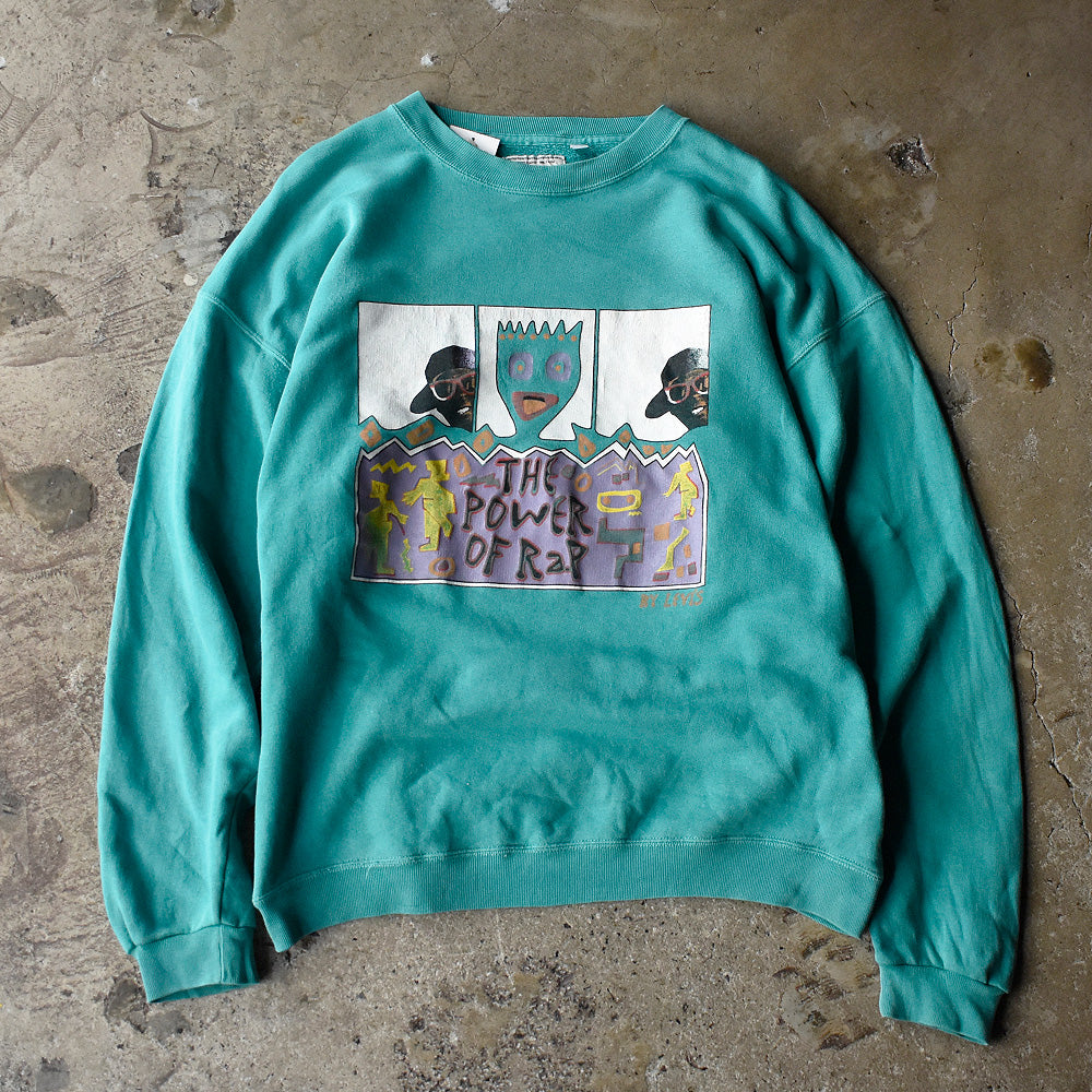 90's “Levi's×Public Enemy“ THE POWER OF RAP スウェット Italy製 250518H