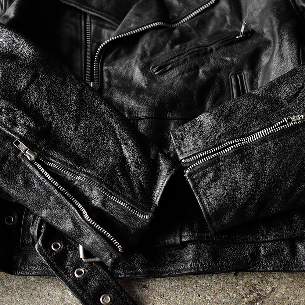 Y2K FMC ライダース レザージャケット 46size 240321H