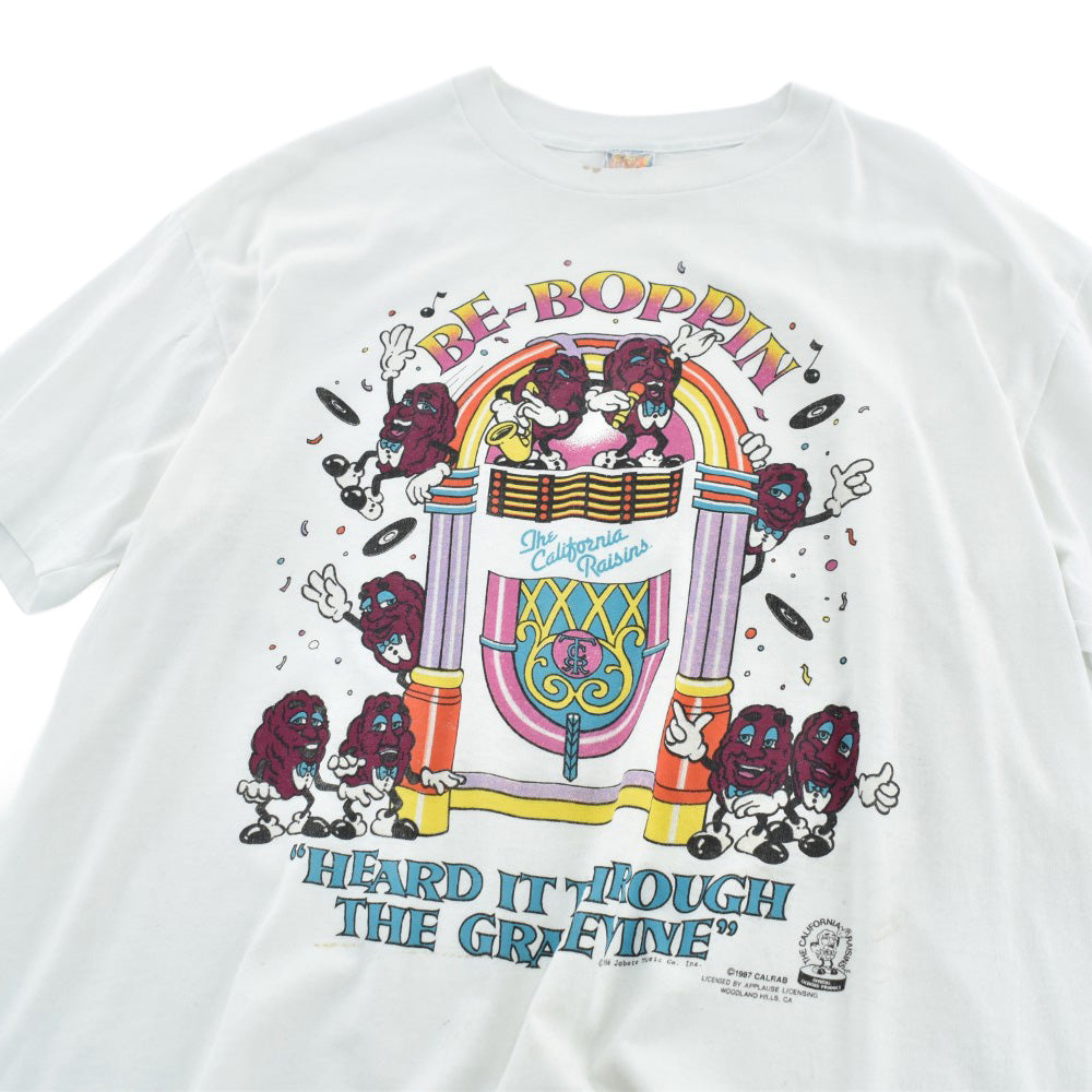 80's The California Raisins "HEARD IT THROUGH THE GRAPEVINE" キャラT 260922H