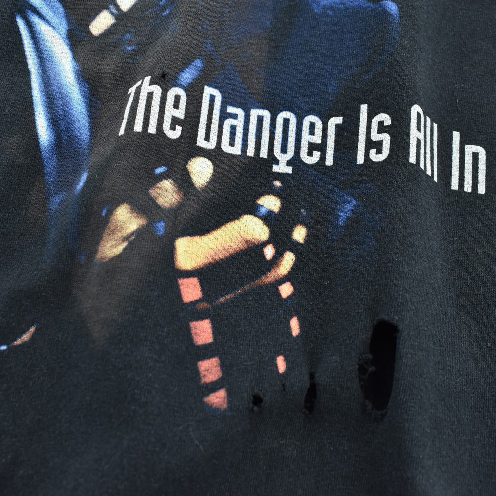 90's Johnny Mnemonic "The Danger Is All In His Head" Movie ムービーT USA製 260313H