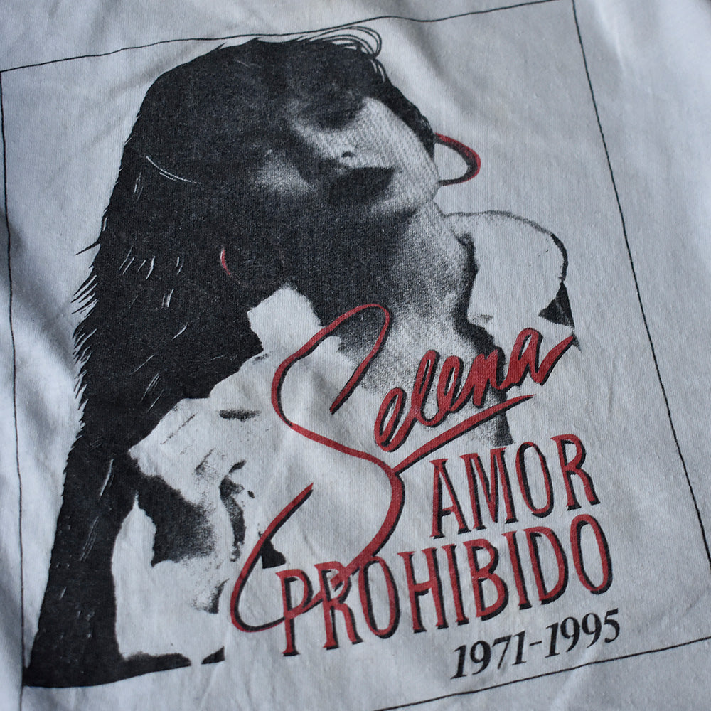 90’s Selena “Amor Prohibido“  memorial シンガー Tシャツ 250721H