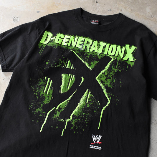 Y2K WWE “D-GENERATION X” プロレス Tシャツ 250506