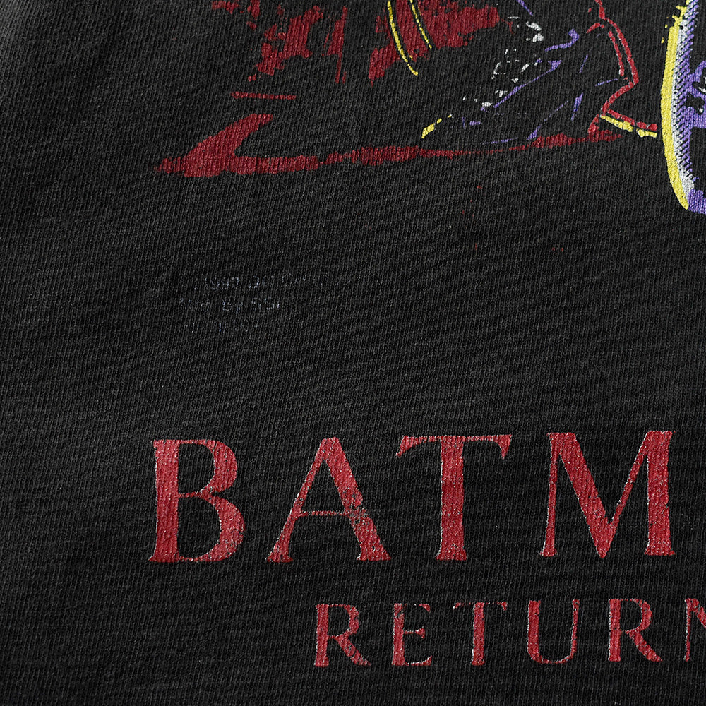 90's　BATMAN RETURNS/バットマン リターンズ　movie Tee　USA製　230829H