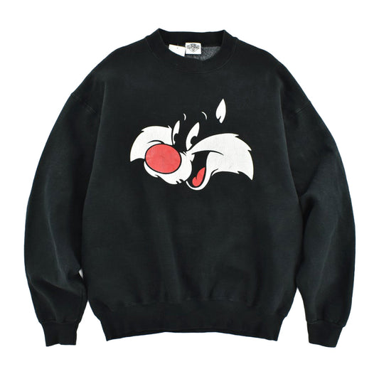 90's ACME CLOTHING シルベスター スウェット 黒 USA製 260217H