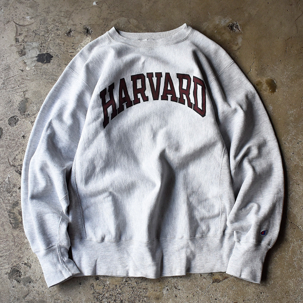チャンピオン リバースウィーブ HARVARD スウェット 1990年 グレー USA製 ヴィンテージ