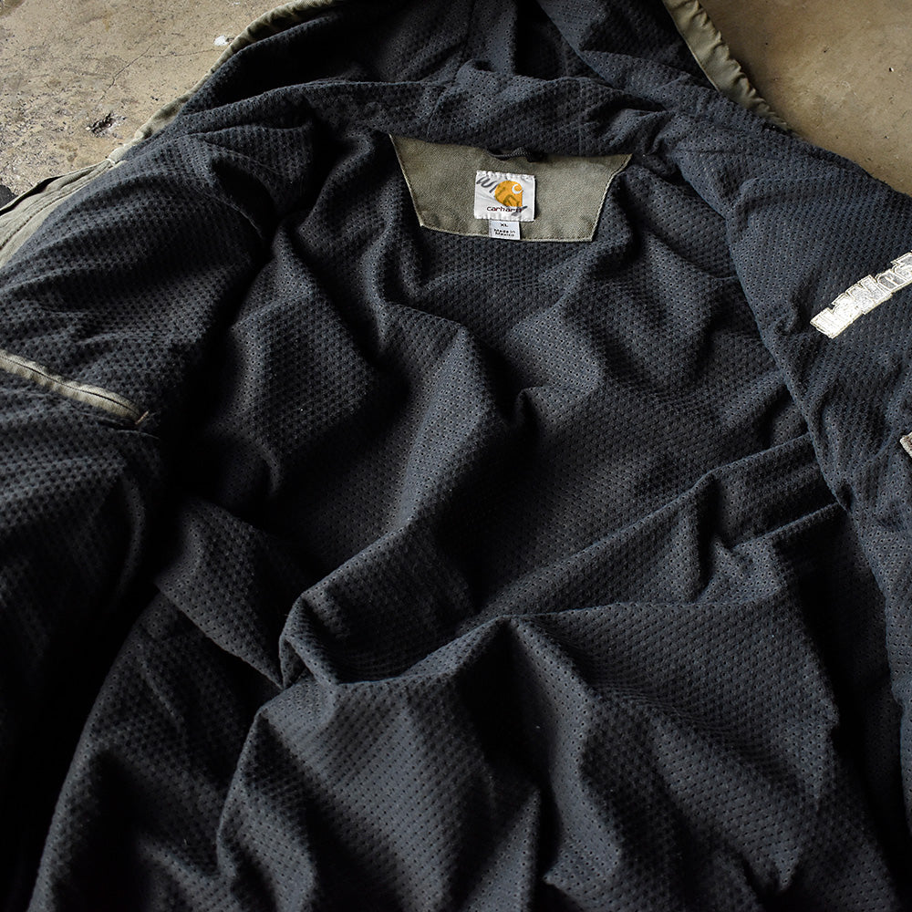 Y2K　Carhartt/カーハート　企業刺繡！アクティブパーカー　メッシュライナー　230913H