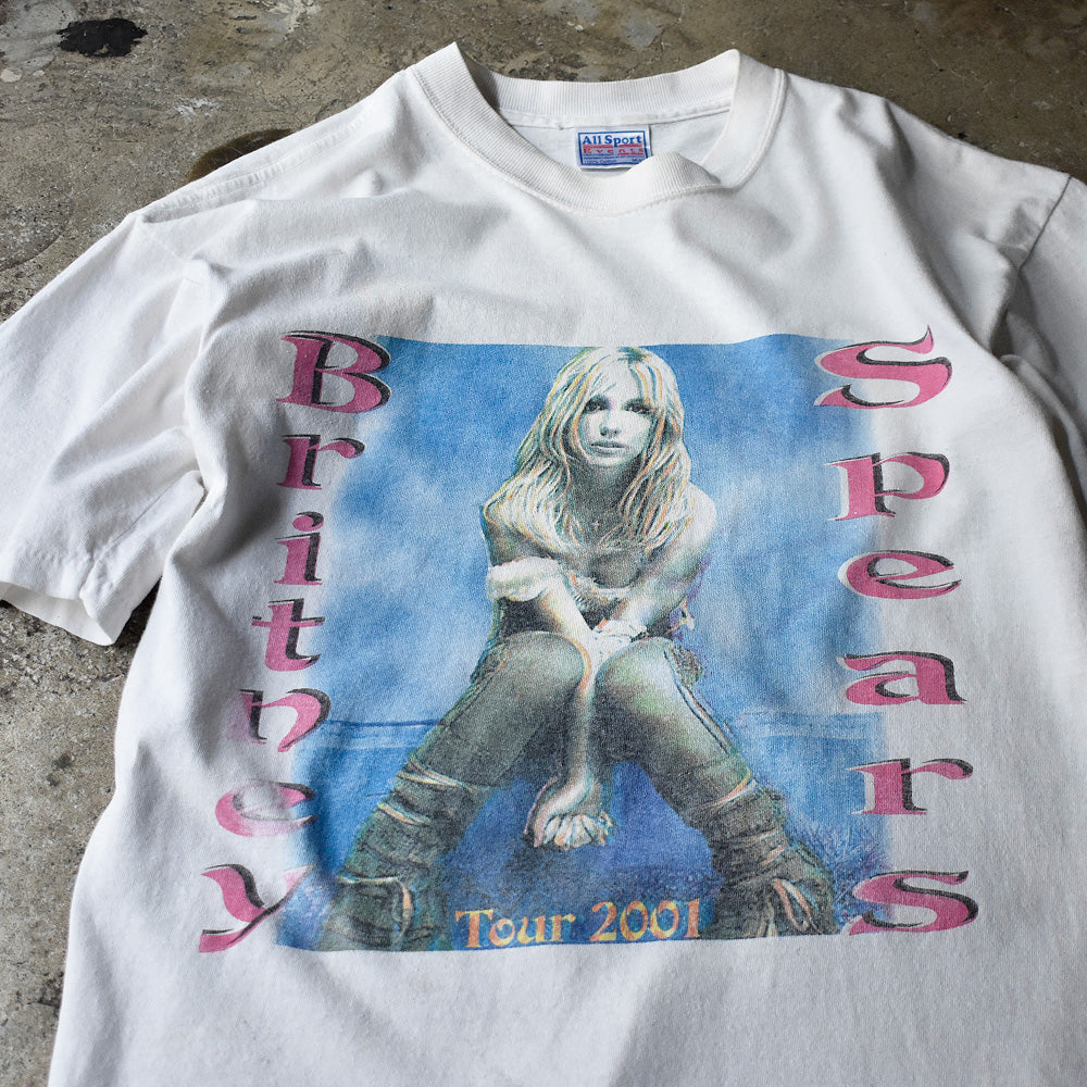 ブリトニー・スピアーズ Britney Tour 2001 ツアーTシャツ 2001年 古着