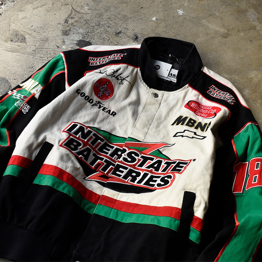 90's～ Chase Authentics×JEFF HAMILTON コットン レーシングジャケット 240202H
