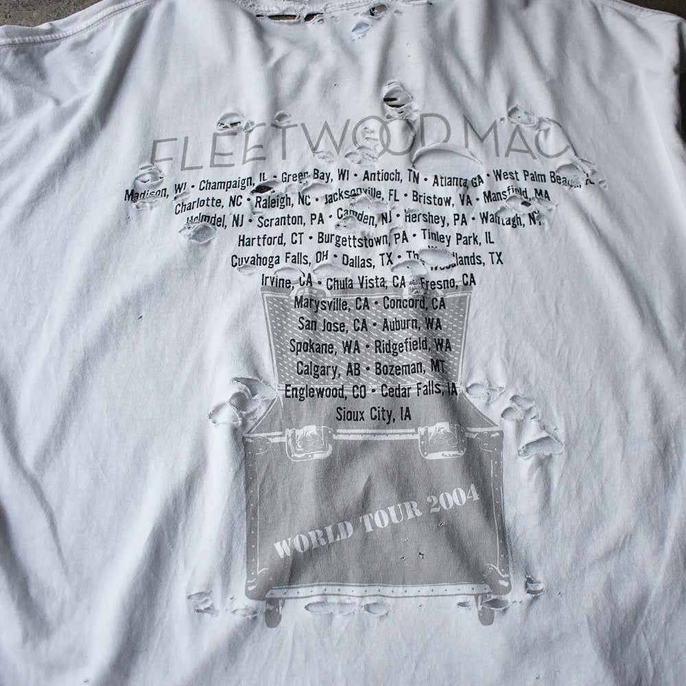 Y2K ボロ！ “Fleetwood Mac“ World Tour 2004 Tシャツ 240509H