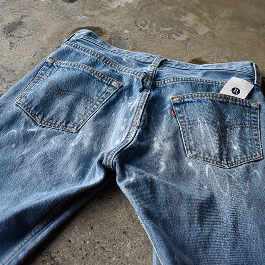 Y2K Levi's 501 ブリーチ デニムパンツ USA製 250430H