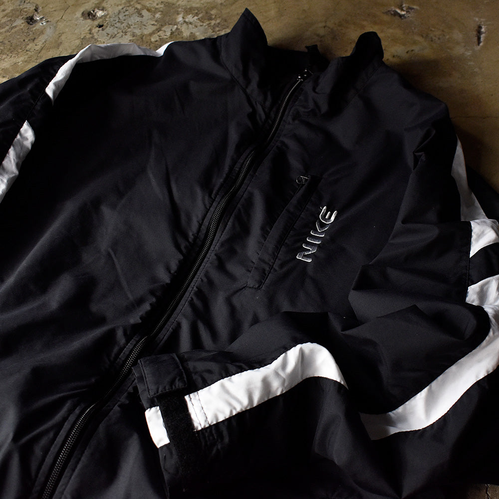 Y2K NIKE フルジップ ナイロンジャケット 231008H