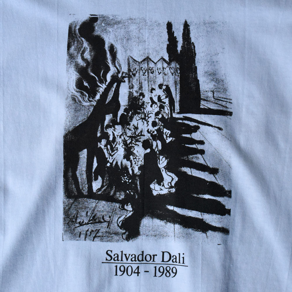 90’s デッドストック！ Salvador Dalí マルチプリント！ アート Tシャツ USA製 250607 (B)