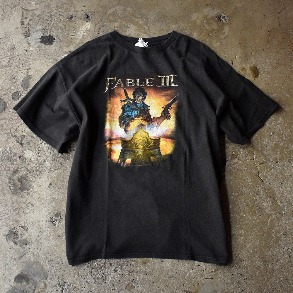 Y2K Xbox 360 Microsoft “Fable III” ゲーム Tシャツ 250815H