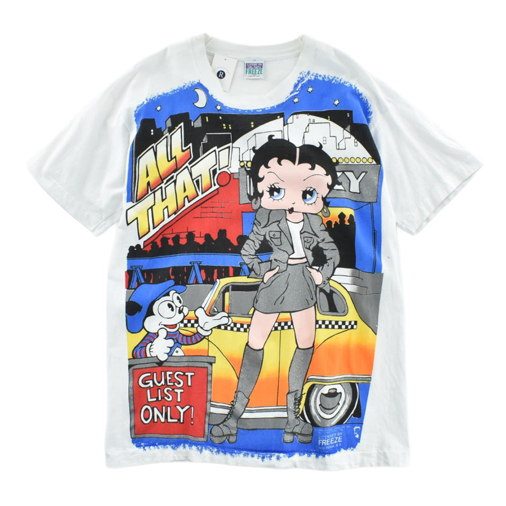 90's FREEZE BETTY BOOP “ALL THAT” 大判プリントTシャツ 260407H