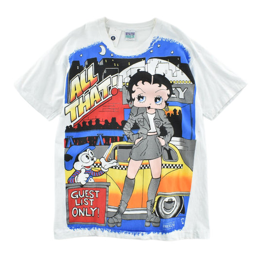 90's FREEZE BETTY BOOP “ALL THAT” 大判プリントTシャツ 260407H