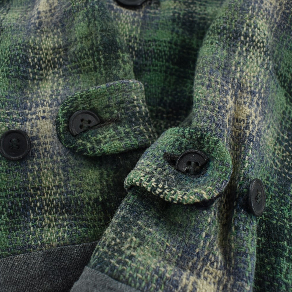 40's シャドーチェック ウール カーコート 260120H