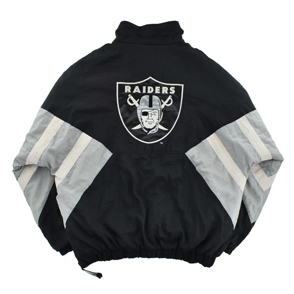 90’s STARTER NFL "RAIDERS" プルオーバー 中綿ナイロンジャケット 261020H