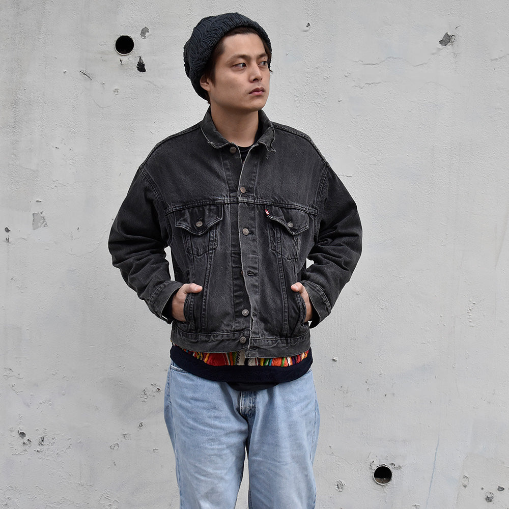 90's Levi's 70507-0270 ブラック！ デニムジャケット USA製 241109H