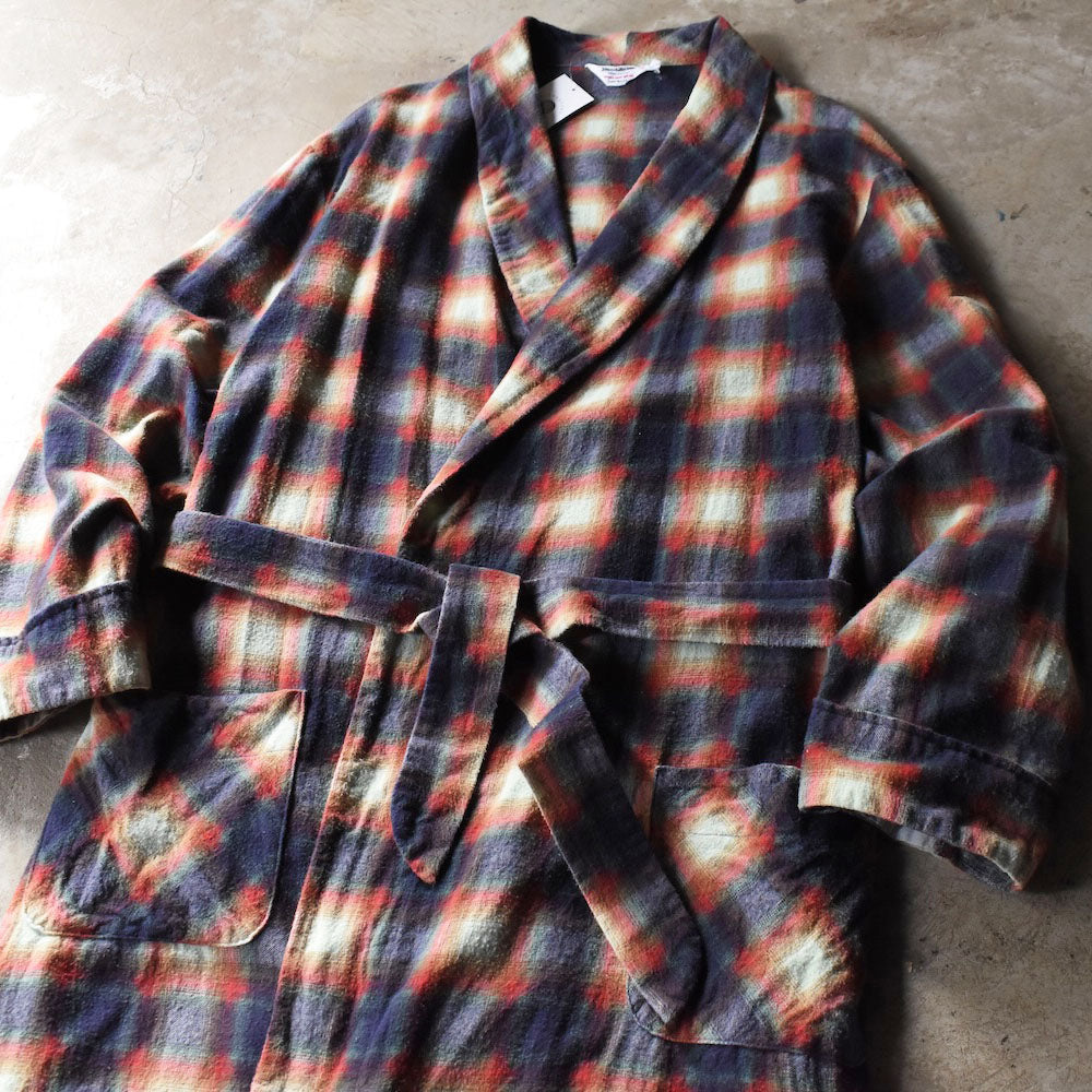 60’s John Wells オンブレ グランジ ネルガウン 251104H