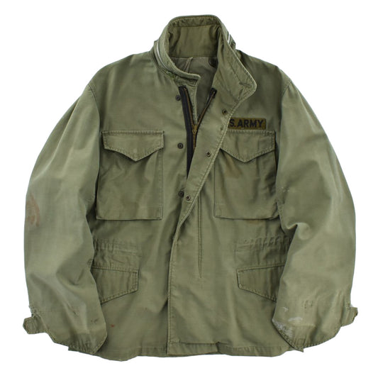 60’s U.S.ARMY 米軍 M-65 1st Model 初期型 ファースト フィールドジャケット エポレットなし オリーブ CONMAR アルミジップ