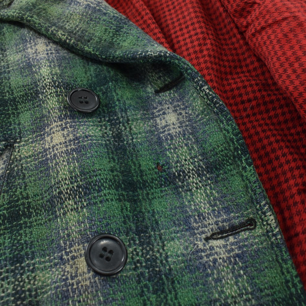 40's シャドーチェック ウール カーコート 260120H