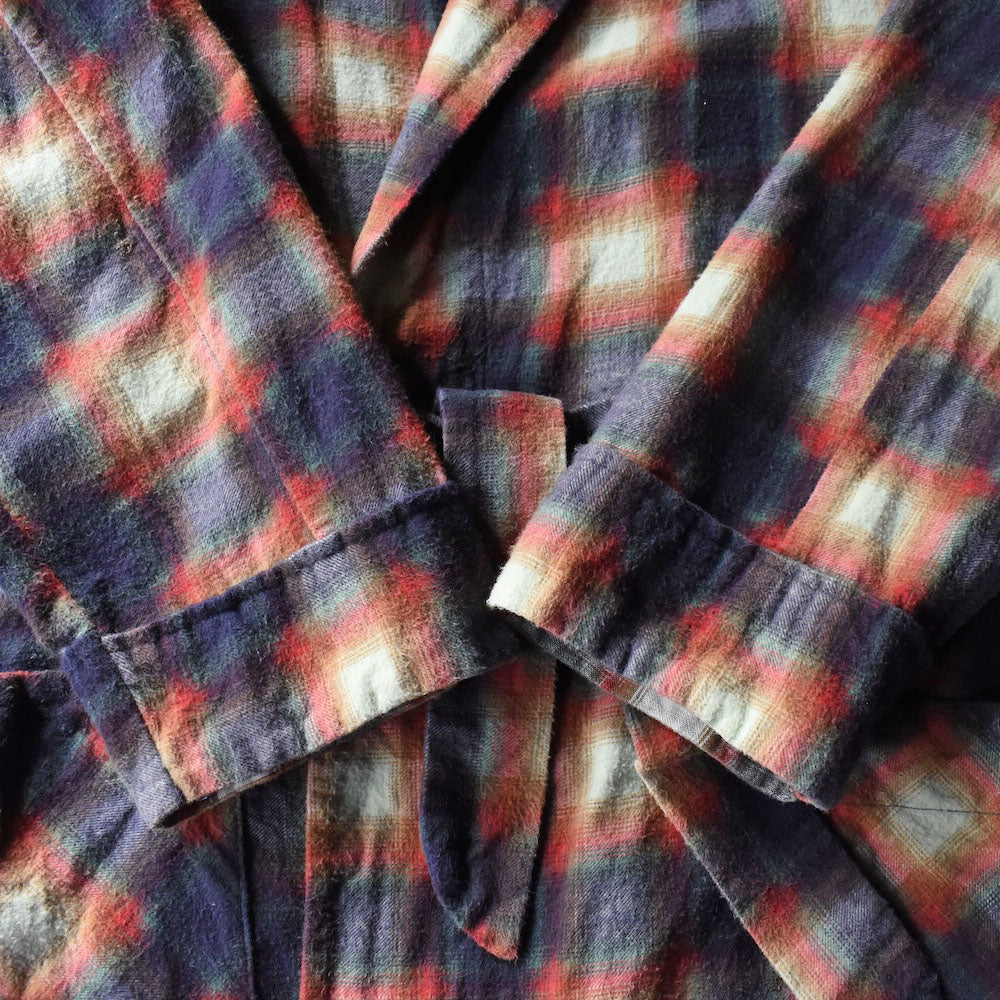 60’s John Wells オンブレ グランジ ネルガウン 251104H