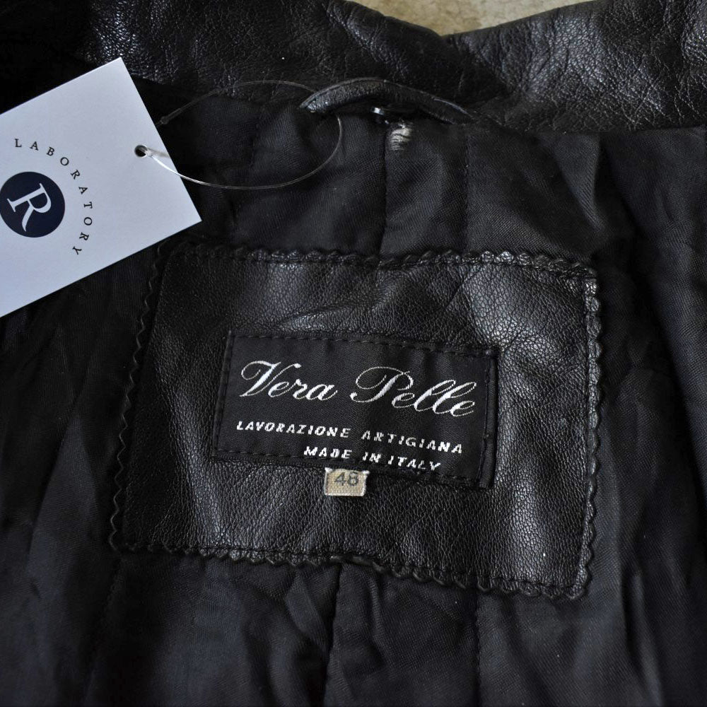 Vera Pelle アートペイント レザーコート 251125H